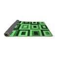 thumbnail image 2 of Ahgly Company Indoor Rectangle Abstract Emerald Green Modern Area Rugs, 2' x 3', 2 of 4
