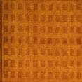 thumbnail image 1 of Ahgly Company Machine Washable Indoor Square Abstract Yellow Modern Area Rugs, 4' Square, 1 of 4