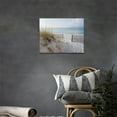 thumbnail image 4 of Beach Wall Art Coastal Pictures Wall Decor Beach Ocean Canvas Prints Blue Sea Sky Painting Modern Artwork Home Decoration for Bathroom Bedroom Living Room 16"x12", 4 of 6