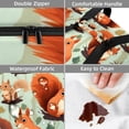 thumbnail image 4 of Squirrel Double Layered Insulated Refrigerated Lunch Bag with Two Compartments, Large Capacity, Hand Carry - 7.1x11.4x16.1 Inches, 4 of 6