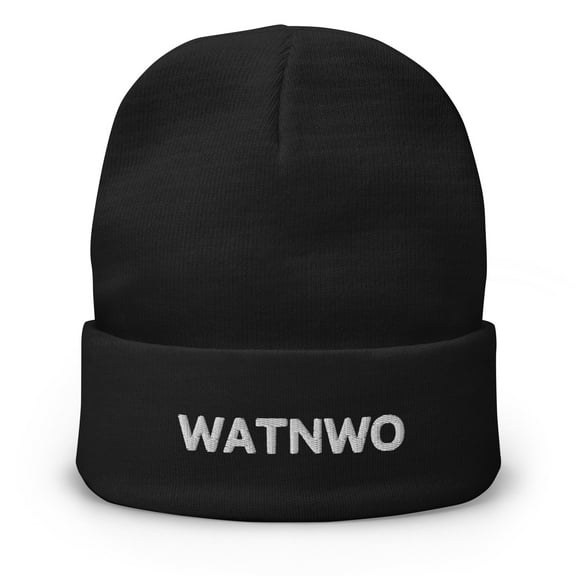 WATNWO Embroidered Beanie