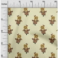 thumbnail image 1 of oneOone Cotton Poplin Fabric Leaves & Floral Block Fabric Prints By Yard 56 Inch Wide, 1 of 4