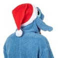 thumbnail image 4 of Disney Lilo & Stitch Kigurumi Unisex Christmas Santa Hat Women's Costume One Piece Pajama Hooded Union Suit, 4 of 5
