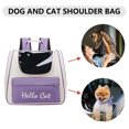 thumbnail image 2 of Mochila de viaje para gatos al aire libre, mochila portátil para cachorros, para gatos pequeños y perros Hugtrwg Para estrenar, 2 of 9