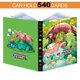 thumbnail image 1 of Álbum de Pokemon de 9 bolsillos, 540 piezas, porta tarjetas de mapa Charizard, Protector de carpeta, cuaderno, Pikachu, carpeta de tarjetas de colección Fivean unisex, 1 of 2