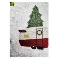 thumbnail image 5 of Throw Blanket Polyester Red Truck, Camper, Christmas 50 x 60 inches Multi-Color Ashley Cooper, 5 of 8