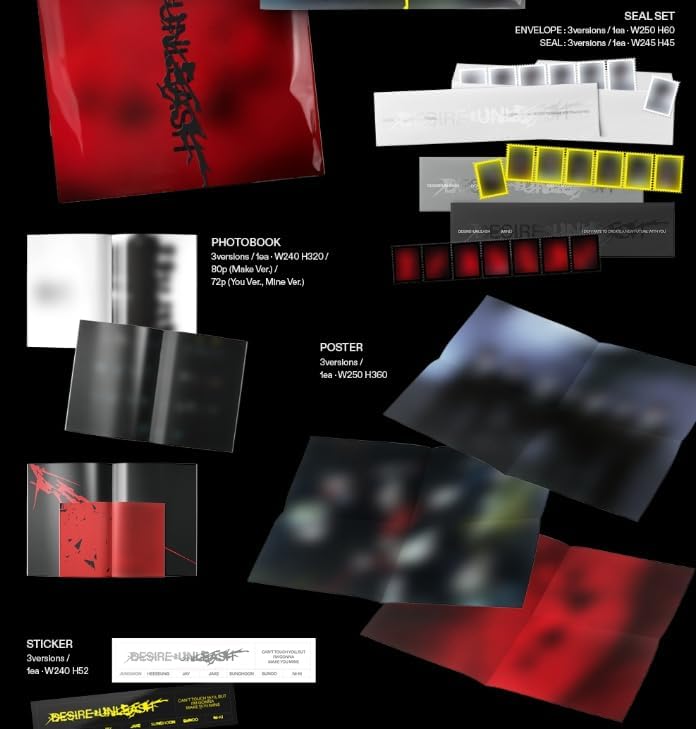 DESIRE : UNLEASH 6th Mini Album for ENHYPEN Photobook Ver (Make