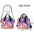 thumbnail image 3 of DIXRUYEE Lunch Bag Double Deck Lunch Cooler Box Tote Bag Fashion Bunny Cloud Dreams Printed, 3 of 6