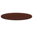 thumbnail image 3 of Lorell Round Invent Tabletop - Mahogany Round Top - 1" Table Top Thickness x 42" Table Top Diameter - Assembly Required - High Pressure Laminate (HPL), Mahogany - Particleboard, Polyvinyl Chloride (PV, 3 of 4
