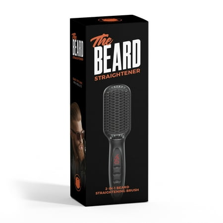 Wild Willies - 2-in-1 Beard Straightening Brush - Black