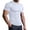 White, variant on Wrtxtat Muscle Shirts for Men Crewneck Slim Fit Short Sleeve Tshirts Lighwteight Summer Basketball Running Trainnig Gymnastics Tee Shirt White M
