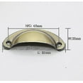 thumbnail image 4 of LLC Set of 12 Red Copper Cup-shaped Handles with Semicircular Shell Design, 4 of 5