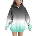 thumbnail image 2 of ZACPNCV Cute Hoodies for Girls Oversized Pullover Sweatshirts Long Sleeve Trendy Shirts Preppy Clothes Black 11-12 Years, 2 of 9