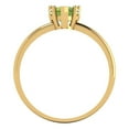 thumbnail image 4 of Solitaire Engagement Ring for Women - 1.25ct Natural Peridot in 14K Yellow Gold Promise Ring, 4 of 5
