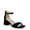 Black Microfiber, variant on Womens Cassidy Ankle Strap Dress Sandal - Medium & Wide Width