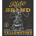 thumbnail image 2 of Men's Yellowstone Dutton Ranch Cowboy Ride For The Brand Graphic T-Shirt, 2 of 5