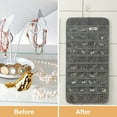 thumbnail image 3 of CSChome Jewelry Storage Organizer Jewelry Hanging Organizer 48/80 Pocket Large Capacity for Earrings Bracelets, 3 of 7