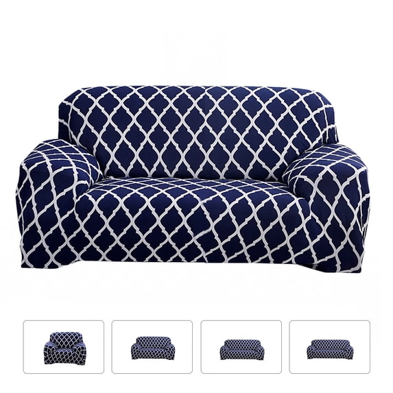 CJC Universal Stretch Geometric Loveseat Cover for 2/3-Seater-Elastic Couch Slipcover-for Living RoomCJC Universal Stretch Geometric Sofa Cover for 2/3-Seater-Elastic Couch Slipcover-for Living Room