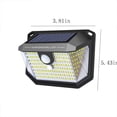 thumbnail image 3 of Luces solares con sensor de movimiento para exteriores | Luces de pared de seguridad LED para puerta de entrada de patio de patio de jardín | 3 modos de iluminación | Resistente al agua IP65, 3 of 8