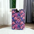 thumbnail image 6 of Yayeee Freestanding Laundry Hamper with Handle Collapsible Large Storage Basket for Clothes, Vibrant Art Flowers, 6 of 7