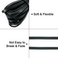 thumbnail image 3 of Flat Leather Cord, 5.5 Yard 6mm Leather String Strips Lacing for DIY Crafts Making Bracelet Purse Strap, Black, 3 of 6