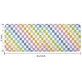 thumbnail image 7 of Colorful Checkerboard Pattern Kitchen Rug Mat,Kitchen Runner Rugs Non Skid Washable,Decorative Kitchen Floor Mats for Kitchen,Sink,Laundry,17"x47.2", 7 of 7
