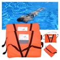 thumbnail image 1 of Boat Throwable Flotation Device,High Buoyancy Boat Throw Cushion with Strap, Flotation Device, 1 of 7