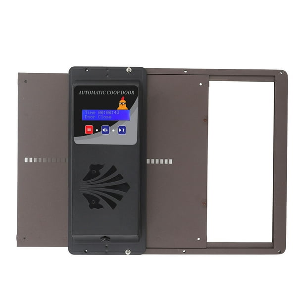 Electric Programmable Chicken Coop Door, Automatic Poultry Coop Door