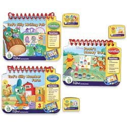 LeapFrog: My First LeapPad Learning System 3-Book Set with Tad's Silly Number Farm, Tad's Silly Writing Fair and Winnie The Pooh: Pooh's Honey Tree