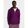 thumbnail image 2 of Athletic Works Men's and Big Men's Zip Up Fleece Hoodie Sweatshirt, Sizes XS-4XLT, 2 of 6