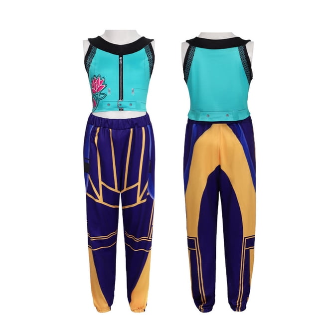 Conjunto de ropa K-pop Demon Hunters ZOEY, top y pantalones, talla 120