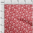thumbnail image 2 of oneOone Cotton Silk Red Fabric Floral Silhouette Sewing Craft Projects Fabric Prints By Yard 42 Inch Wide, 2 of 4
