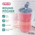 thumbnail image 2 of Sterilite 2 Quart Plastic Hinged Pitcher with Comfort Grip Handle, 12-Pack, 2 of 9
