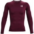 thumbnail image 2 of Camiseta Under Armour Armour HeatGear Compression para hombre, color granate, 2 of 7