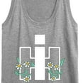 thumbnail image 3 of International Harvester Logo Growing Daisies - Women's Racerback Tank Top, 3 of 6