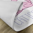 thumbnail image 5 of Ambesonne Unicorn Cat Place Mats Set of 4, Pink Funny Mascot, Standard Size, Pink Lilac White, 5 of 6