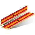 thumbnail image 1 of HSHDLDF Car Styling 3D Aluminum Epoxy National Flag Logo Emblem Sticker Metal Decal Badge Auto Exterior Accessory (Spain Gold), 1 of 3
