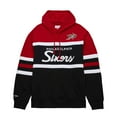 thumbnail image 2 of Men's Mitchell & Ness Black Philadelphia 76ers Big & Tall Hardwood Classics Head Coach Pullover Hoodie, 2 of 5