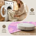 thumbnail image 5 of ODIKA 6'x9' Washable Area Rug Pink Abstract Swirl Tie Dye Blend Ombre Gradient Watercolor Large Flowing for Family Room, Living Mater Bedroom, Non-Slip, Easy Care, 5 of 7