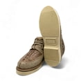 thumbnail image 4 of The Western Shops Mens Embossed Crocodile Ostrich Print Leather Lace Up Shoe, 4 of 6
