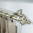thumbnail image 2 of 1" Dia Adjustable 170"-240" Double Curtain Rod with Gerald Finials - Light Gold,(100-10-1603-D), 2 of 3