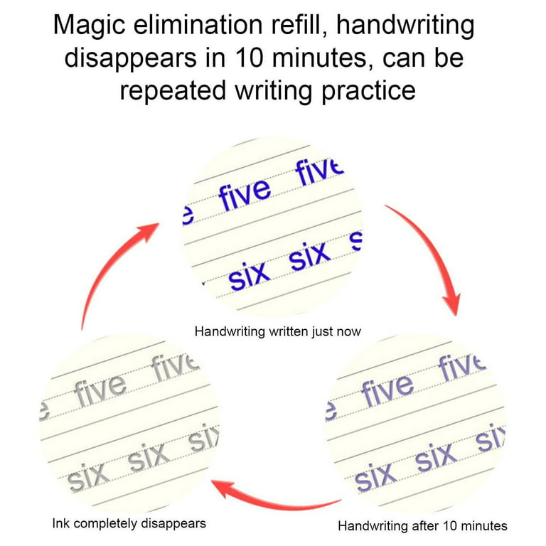 Nvzi Magic Ink Copybooks for Kids Reusable Handwriting Workbooks