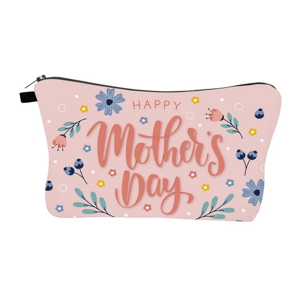 Bolsa de Maquillaje para Mujer, Regalo para El Día de La Madre, Bolsa de Aseo de Viaje para Botellas de Cosméticos