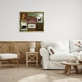 thumbnail image 2 of Welcome Lodge Plaid Wildlife Sign Animals & Insects Graphic Art Metallic Gold Framed Art Print Wall Art, 2 of 6