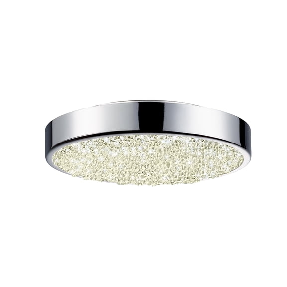 Open Box Sonneman 2566 Dazzle 8" Wide 1 Light Led Flush Mount Ceiling Fixture - Chrome