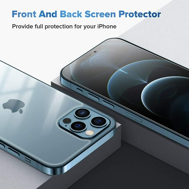 Pehael [2+2 Pack] iPhone 13 Pro Max Privacy Screen Protector with Camera  Lens Protector Full Coverage Anti-Spy Tempered Glass Film 9H Hardness  Upgrade