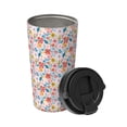 thumbnail image 2 of Yiaed Floral Ditsy Print Stainless Steel Coffee Mug -Vacuum Insulated Coffee Tumbler - Leakproof Travel Mugs Insulated for Hot & Cold Drinks, 2 of 8