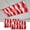 Red, variant on Navy Blue Magnetic Fluorescent Light Covers for Ceiling Lights 2x4 Feet, Modern Moire Abstract Ripple Geometric Office Classroom Kitchen Drop Ceiling Light Covers Lighting Filters Shade Panel 1 Pack