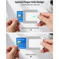 thumbnail image 5 of ExtreLife Magnetic Phone Wallet, Strong Magnetic Card Holder with 2 Card Slots Compatible for iPhone 17/16/15/14/13/12 Series, Slim Leather, Fits 7 Cards, 5 of 8