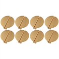 thumbnail image 1 of 16Pack Champagne Gold Drawer Pulls,2.5 Inch Half Moon Cabinet Drawer Pulls Kitchen Handles, Cabinet Hardware Pulls, 1 of 5